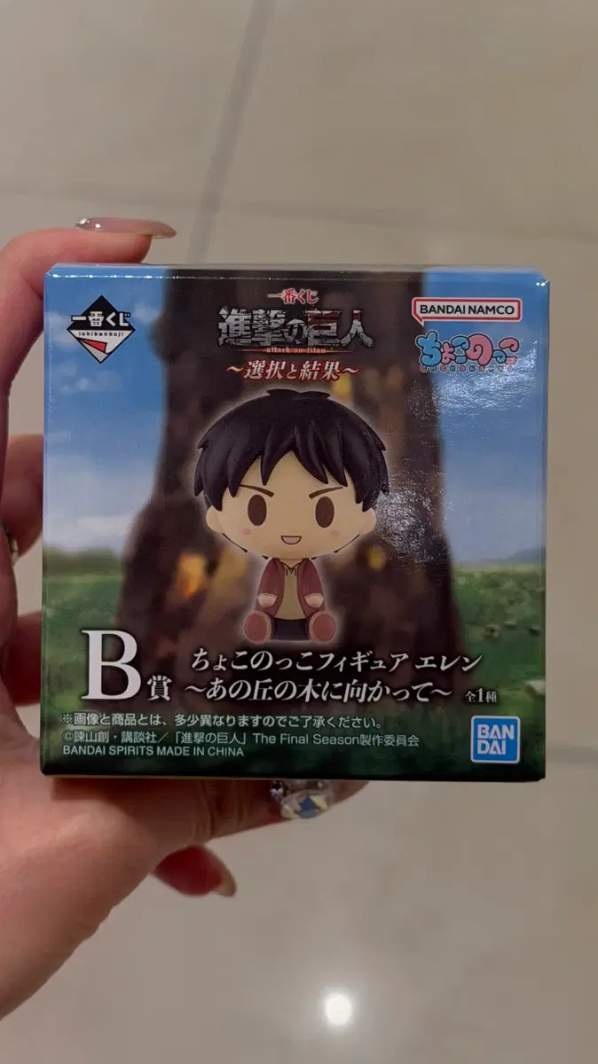 Attack on Titan Chocokono Coogi B Prize Eren