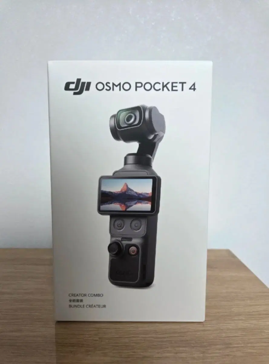 DJI 오즈모 포켓4 크리에이터 콤보 + 보조배터리 핸들 + 2년 케어