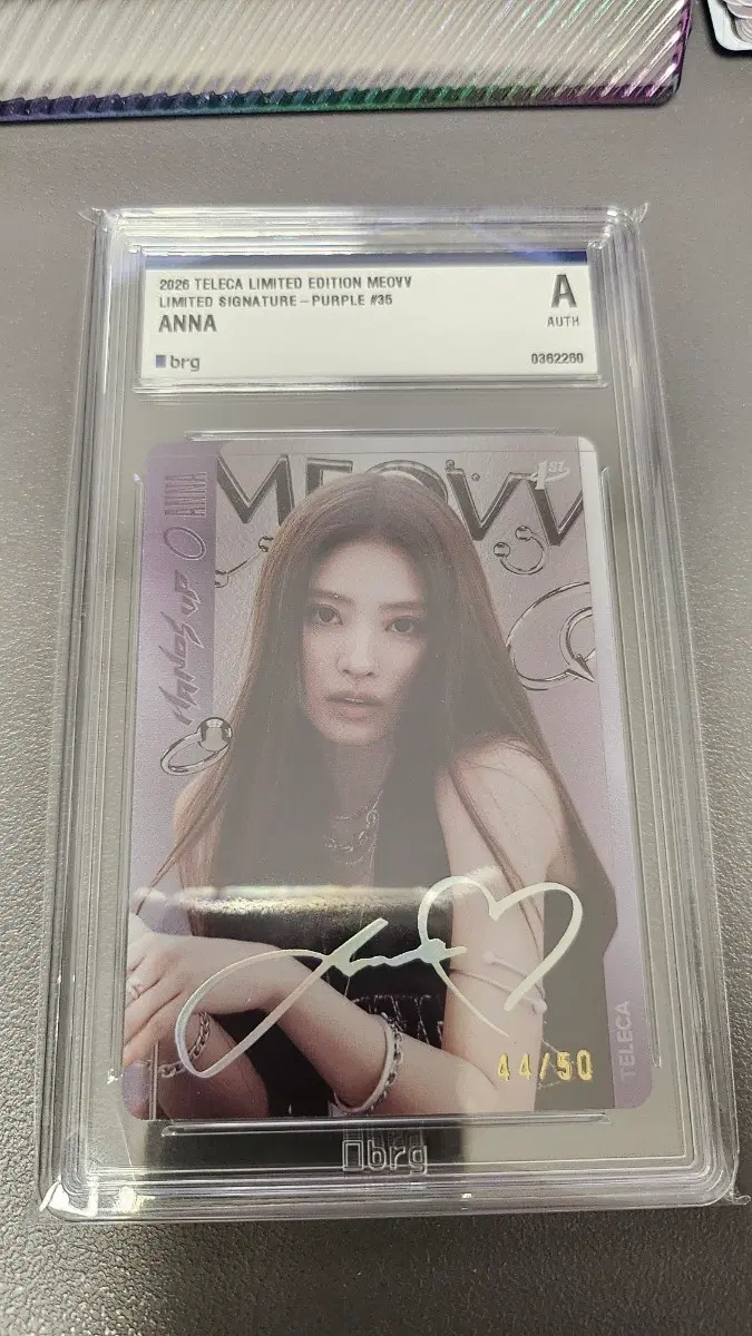 테레카 teleca 미야오 안나 시그니처 50한정 등급카드 등카 팝니다.