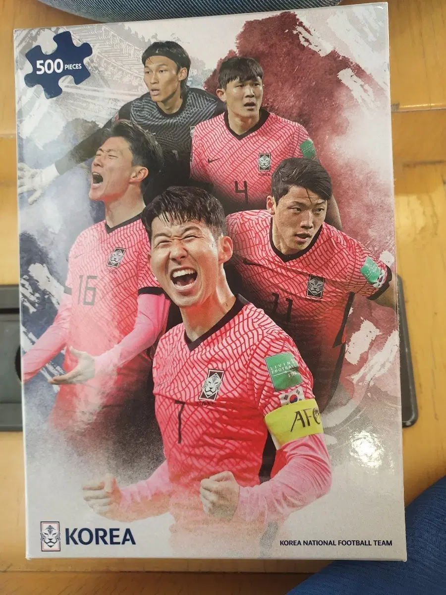 축구 국가대표팀 500피스 퍼즐 박스있고 미사용급