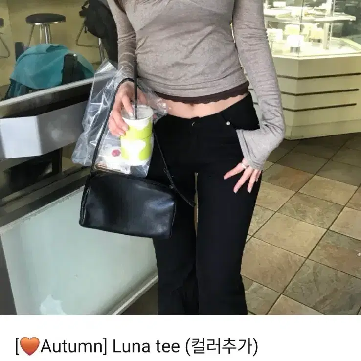 onze Autumn 루나 브이넥 tee
