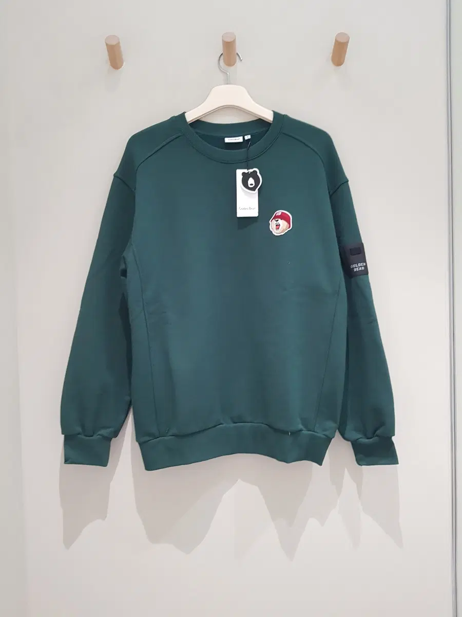 새상품)골든베어 남성 백 프린티드 Crewneck 풀오버 골프 티셔츠