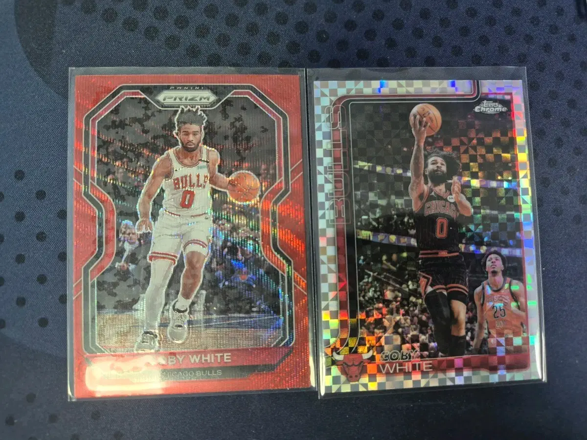 NBA 시카고 불스 코비 화이트 농구 카드 2장 세트