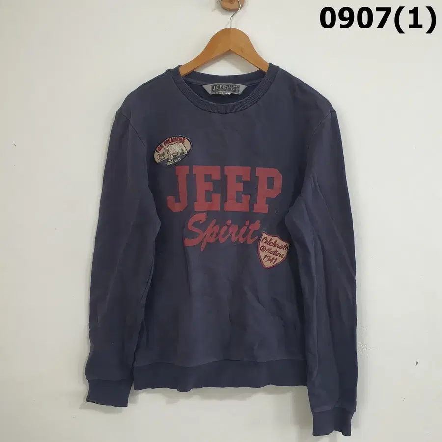 JEEP 스피릿 맨투맨 네이비 m