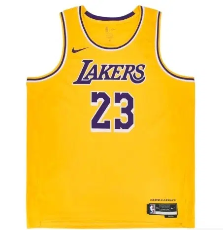 (새상품)나이키 르브론 제임스 LA 레이커스 2022/23 NBA 스윙맨 져지 xl(110사이즈)