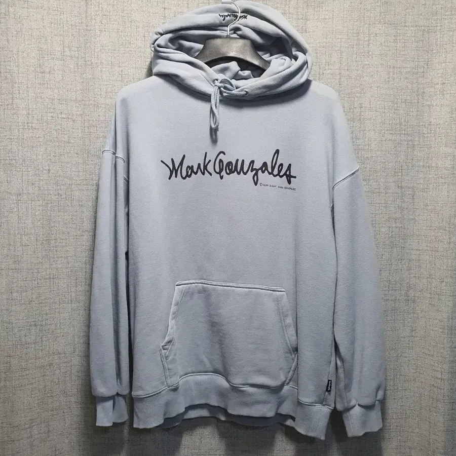 마크 곤잘레스 기모 후드티 라이트 블루 M