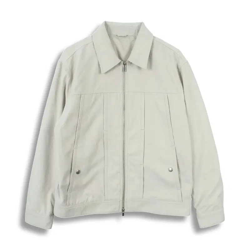 탑텐 (MEN - XL) 비건 레더 스웨이드 집업 자켓