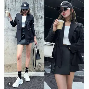 [sheller] 셰리에 더블 브레스트 테일러드 자켓