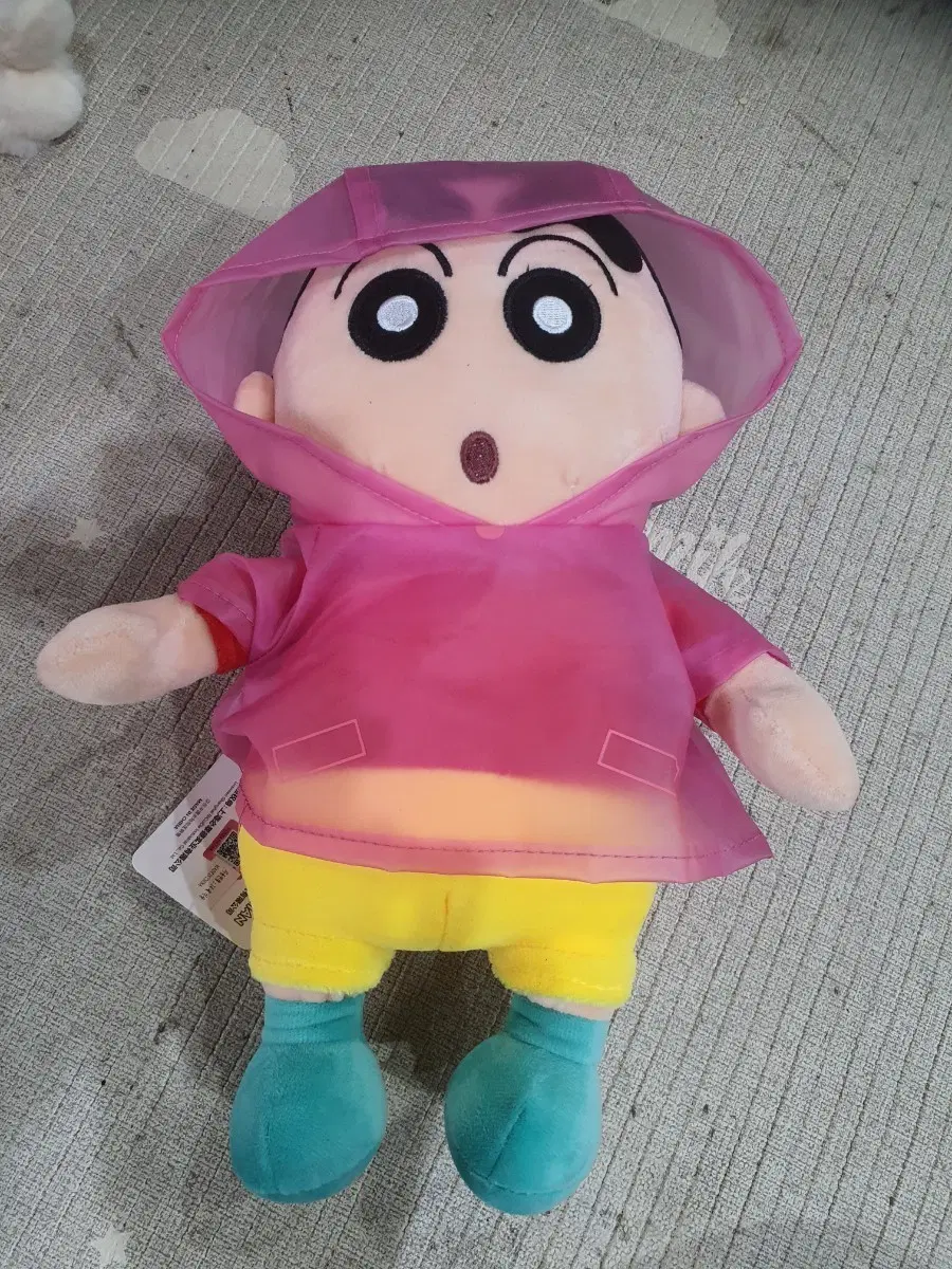 짱구 비옷 인형