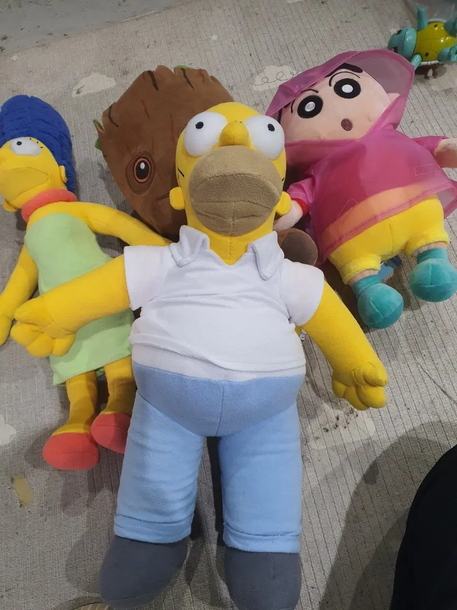 심슨 가족 마지 심슨 그루트 짱구 인형 개당