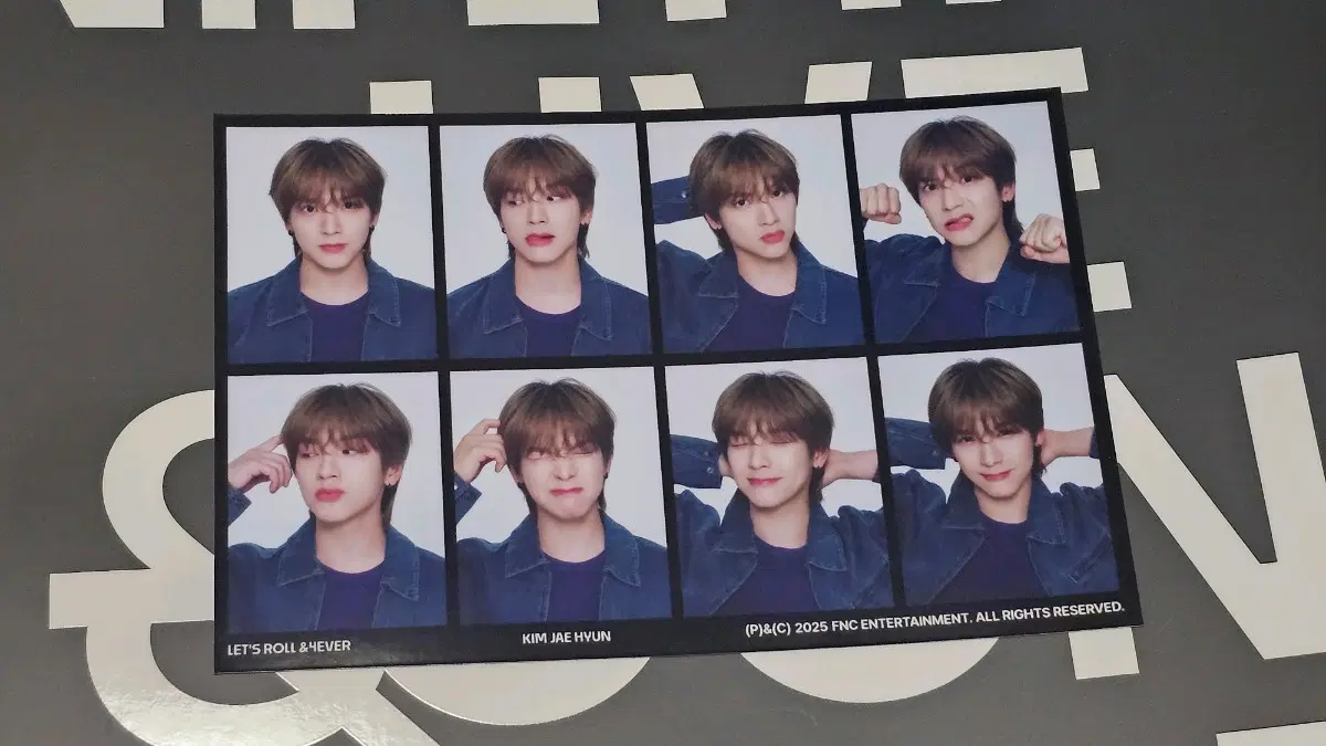 엔콘4 투어북 김재현 ID 포토