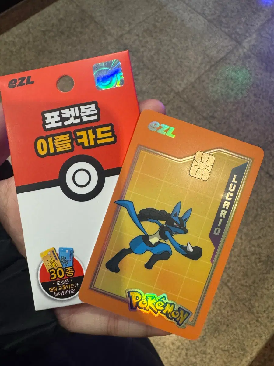 포켓몬 이즐 교통카드 루카리오