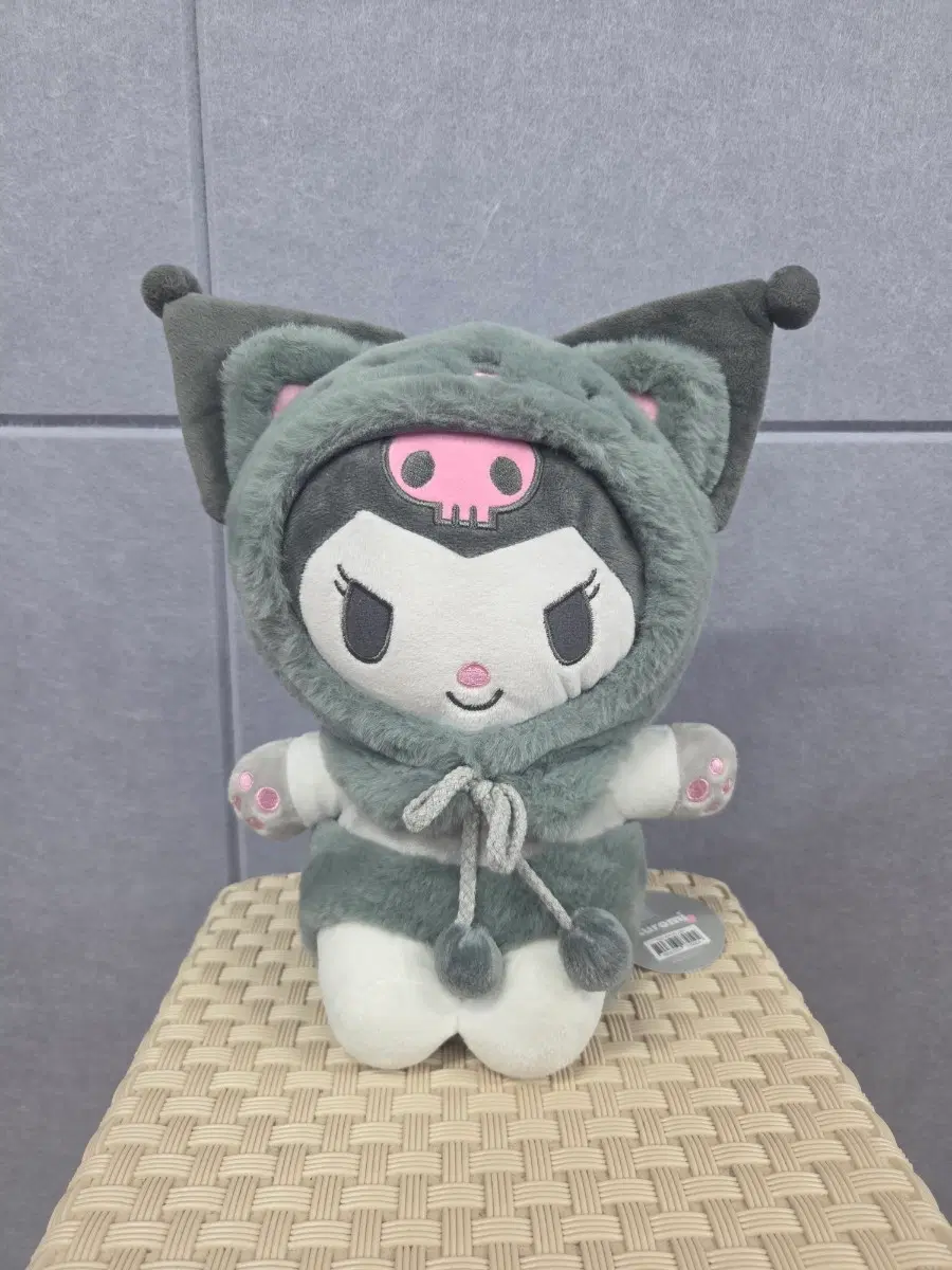 산리오 쿠로미 고양이 코스튬 봉제인형