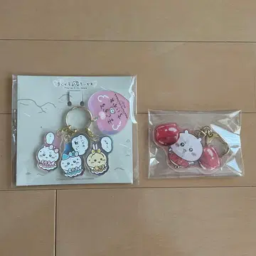 초 매지컬 치이카와 3연 아크릴 참, 사과 사탕 2종 세트