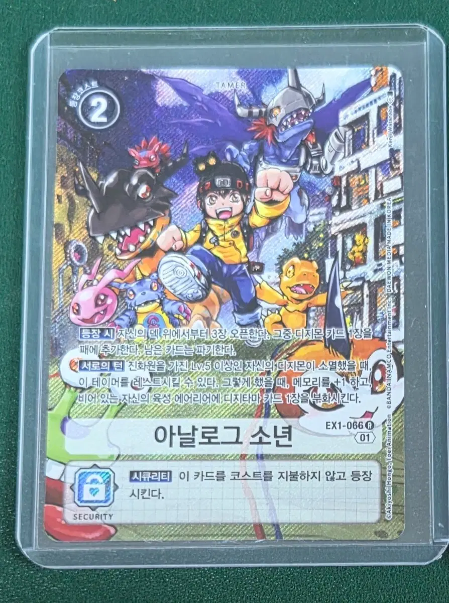 디지몬 카드 아날로그 소년 팔아요