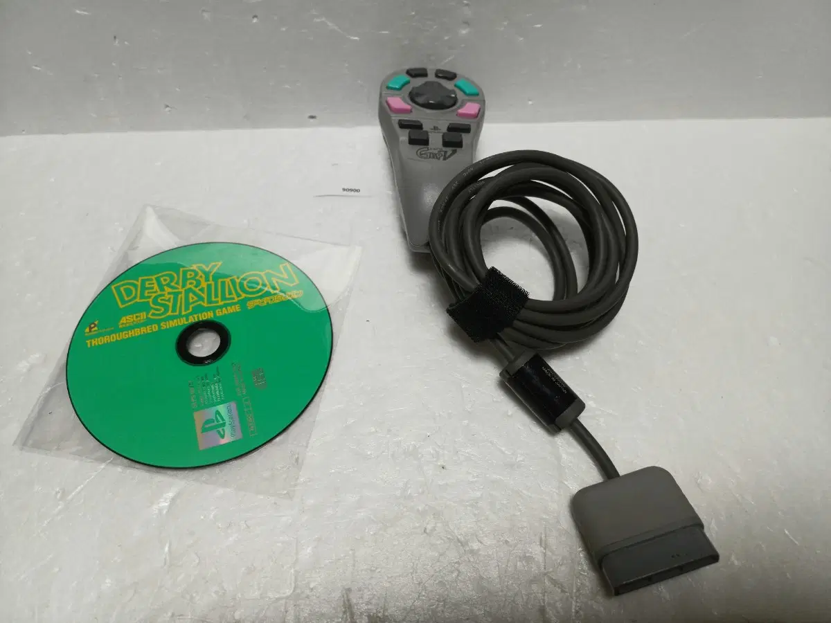 플스1,PS1)아스키정품 그립V 중고(90900번상품)