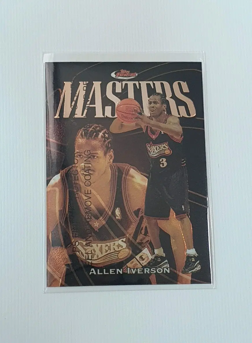 1997-98 탑스 파이니스트 브론즈 앨런 아이버슨 Topps Finest Allen Iverson Bronze NBA HOF