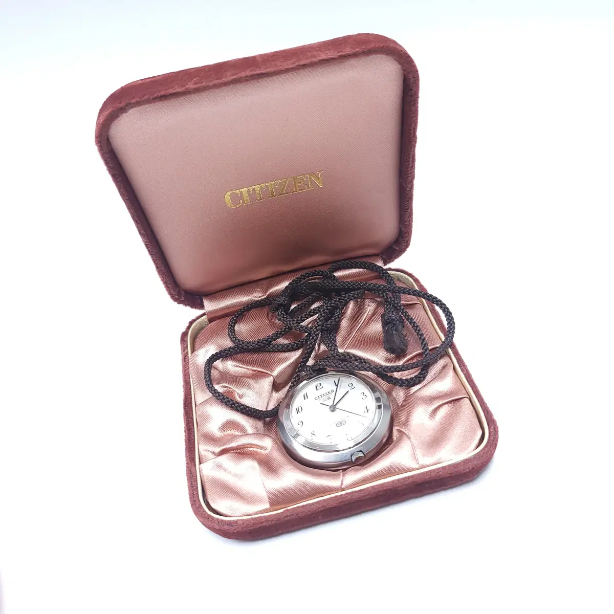 CITIZEN 시티즌 COSMOTRON ELECTRONIC 빈티지 회중시계 목걸이시계 A015