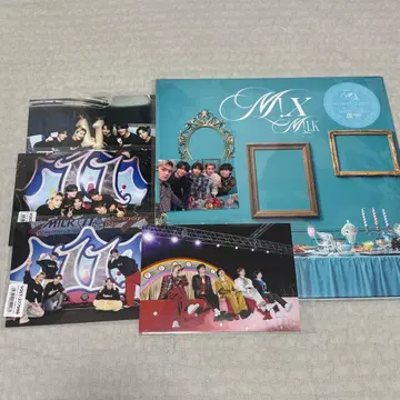 M!LK 앨범 M!X Blu-ray FC 한정판 럭셔리반 2L 사진 세트