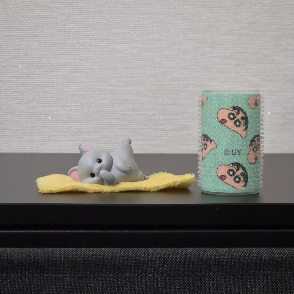 [Yell] 3.4cm  우리 집 아이의 하루 피규어 담요가 너무 좋아 회색냥