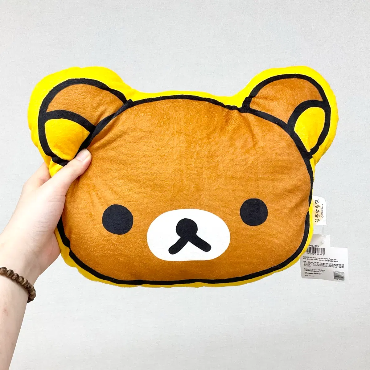 일본정품 산엑스 리락쿠마 얼굴 쿠션