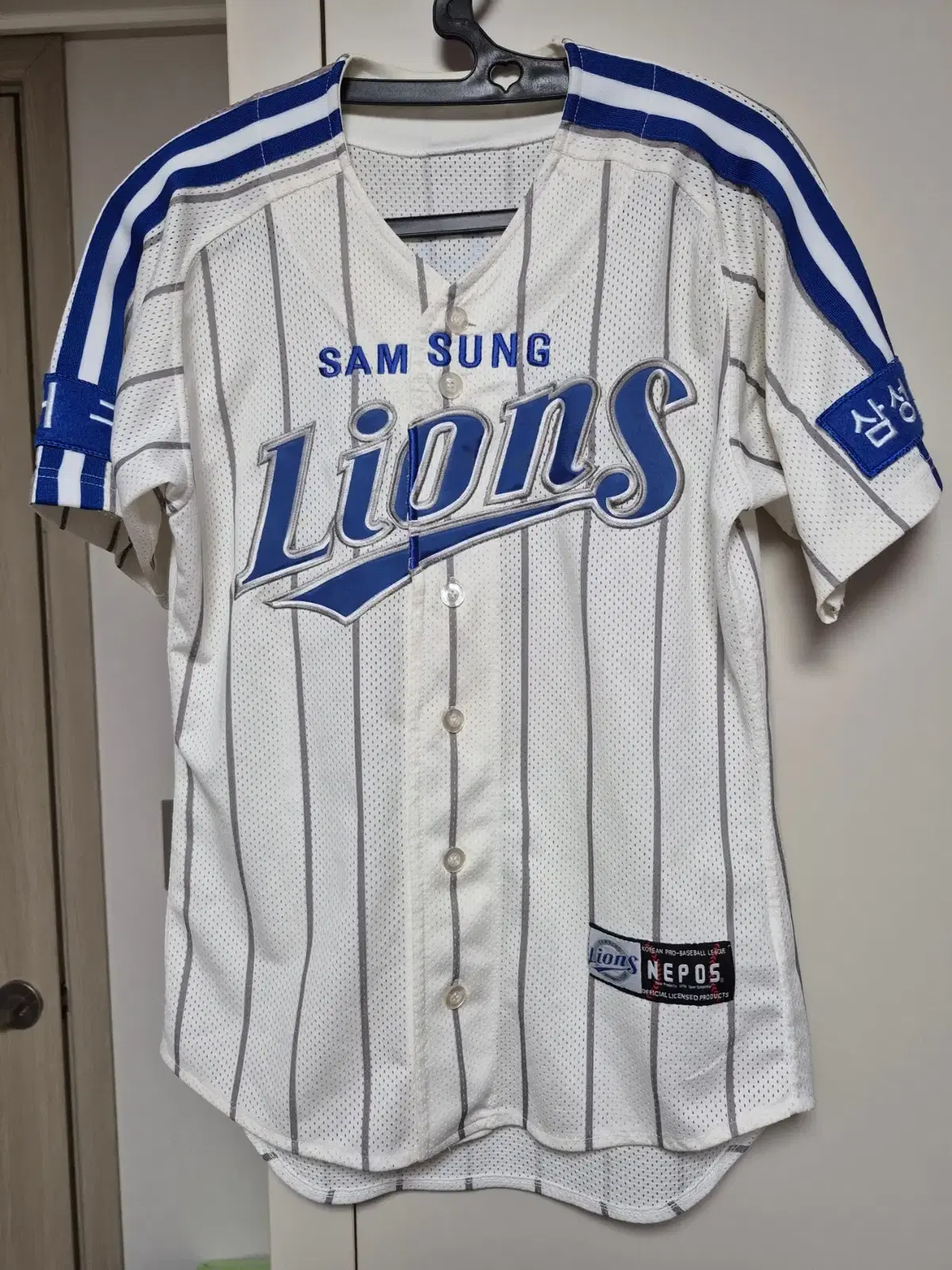 삼성라이온즈 왕조시절 유니폼 95사이즈 차우찬 마킹 판매합니다
