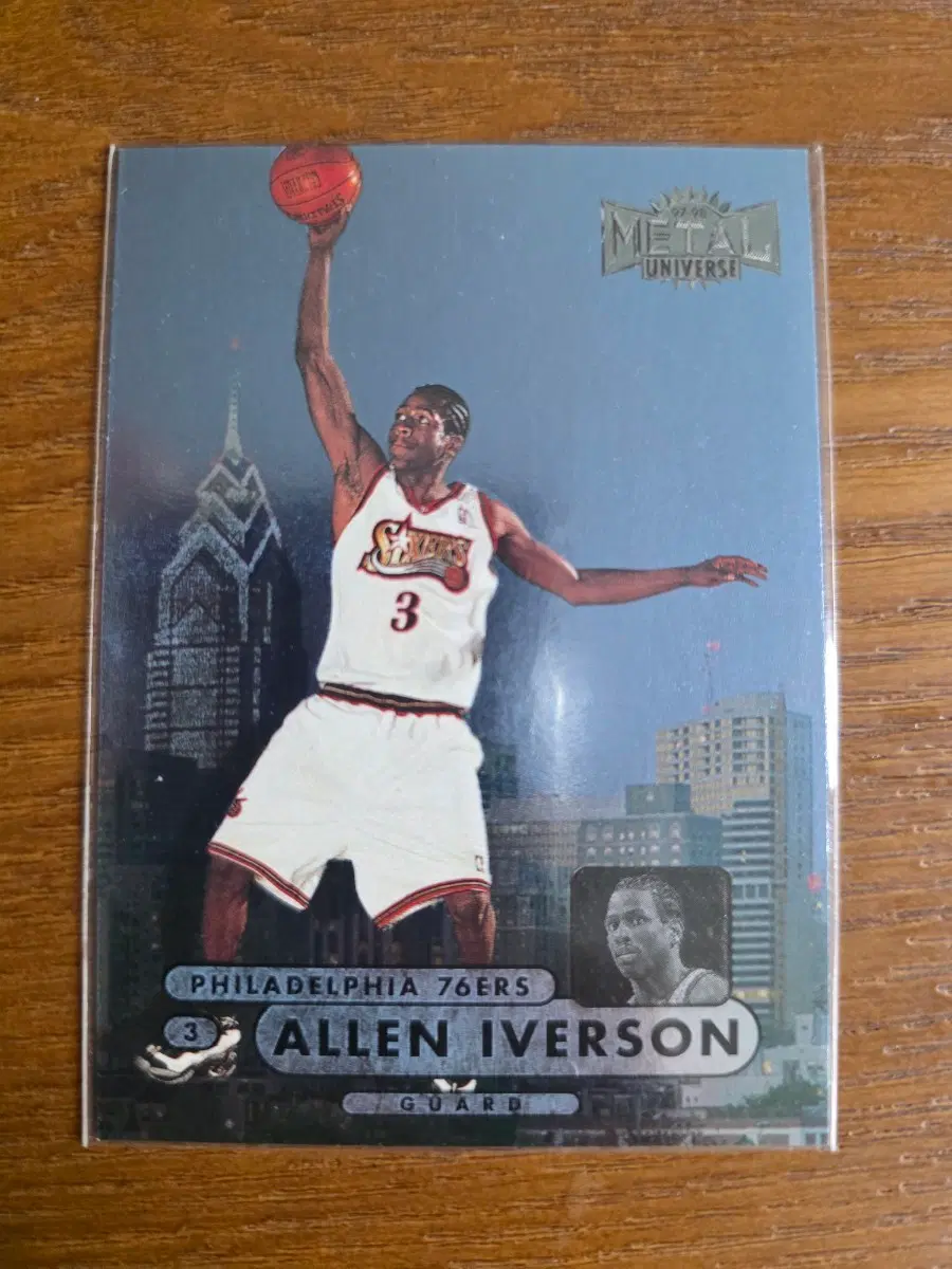 metal universe allen iverson 1997-98 championship