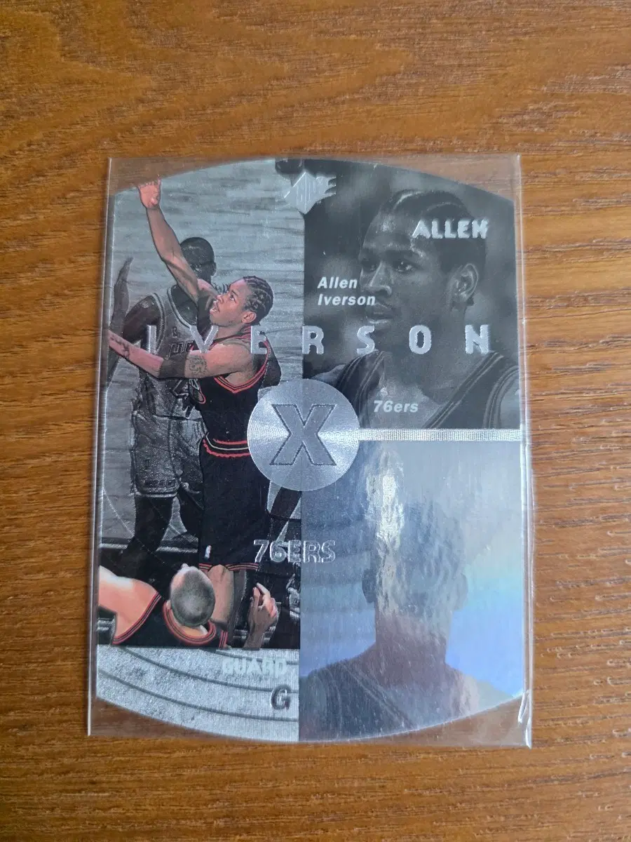 spx allen iverson 1997-98 76ers silver
