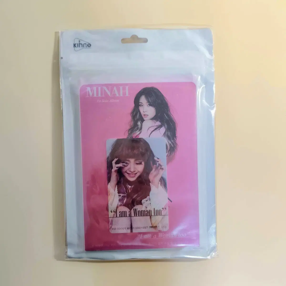 [미개봉] 걸스데이 민아 솔로 미니 1집 나도 여자예요 SMC 스마트 뮤직카드 앨범