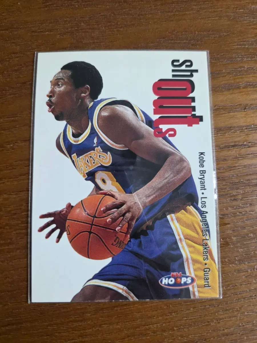 kobe bryant hoops 1998-99 nba shout outs lakers