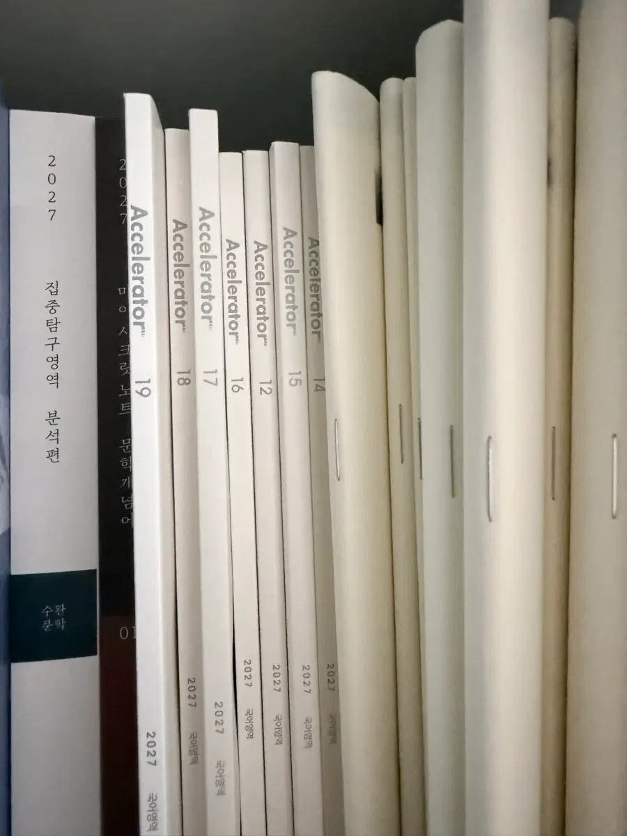 시대인재 2027 엑셀레이터 국어 12-19 8권