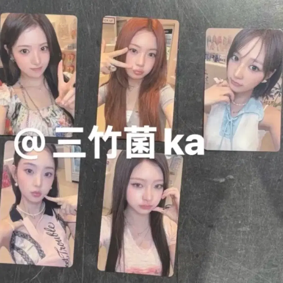 키키 kiiikiii 와이키키 타워레코드 포토카드 분철 판매 양도 지유이솔수이하음키야