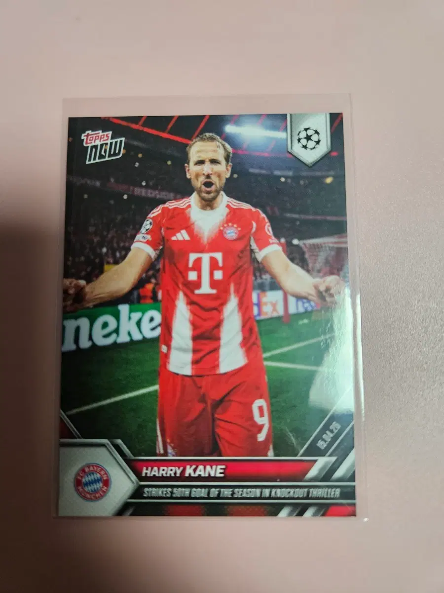 축구)해리 케인 2026 Topps Now 시즌 50호골 기념