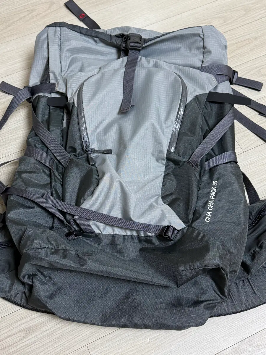 몽벨 차차팩 35L 백패킹 헤드커버 분실