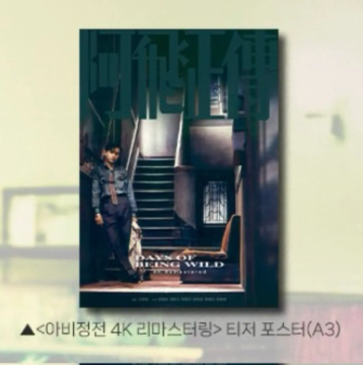 왕가위감독 장국영/장만옥/유덕화/양조위)아비정전 GV티저 포스터(A3)