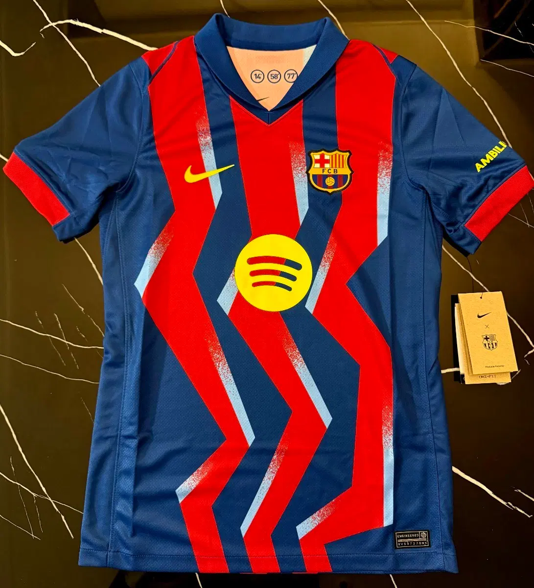 [새상품] 나이키 FCB 바르셀로나 유니폼 (키즈L)