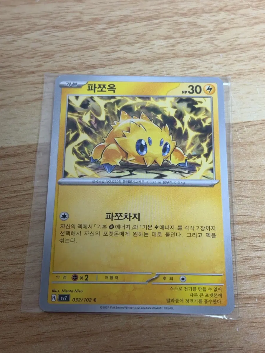 포켓몬 카드 파쪼옥
