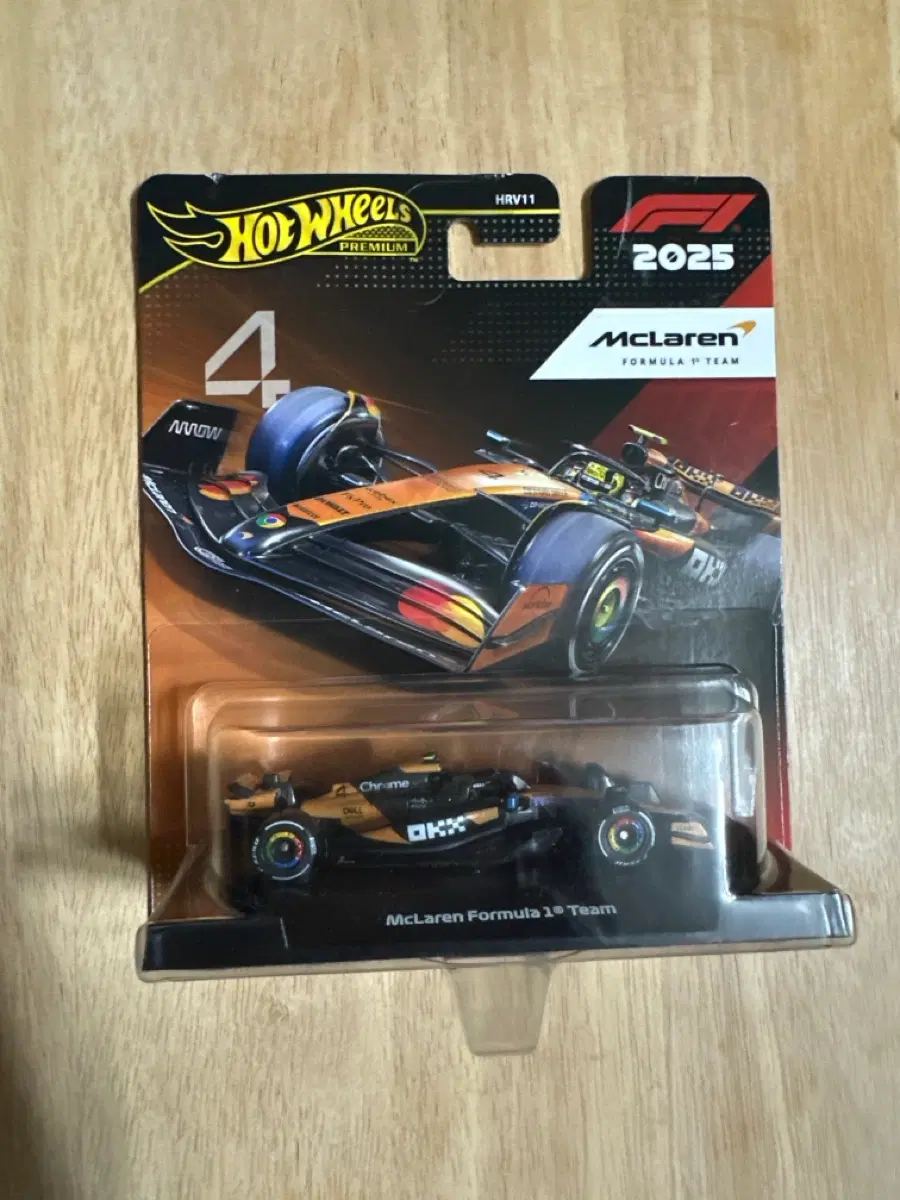 핫휠 맥라렌 포뮬러 f1팀 2025