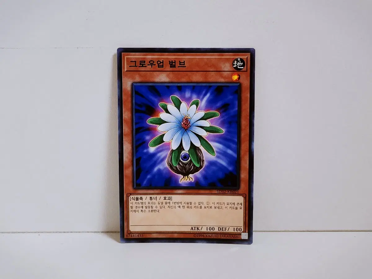 유희왕 그로우업 벌브 노말 카드 SD32 KR021