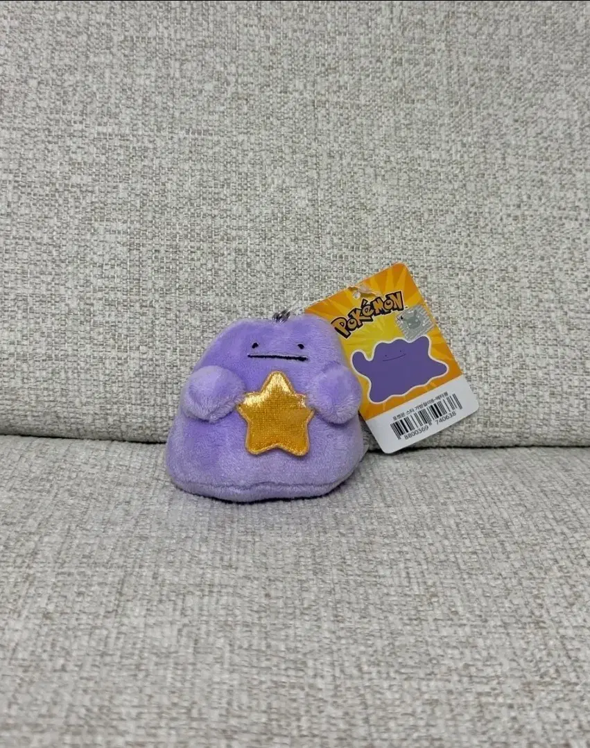 정품 포켓몬스터 메타몽 스타 키링 인형 8cm