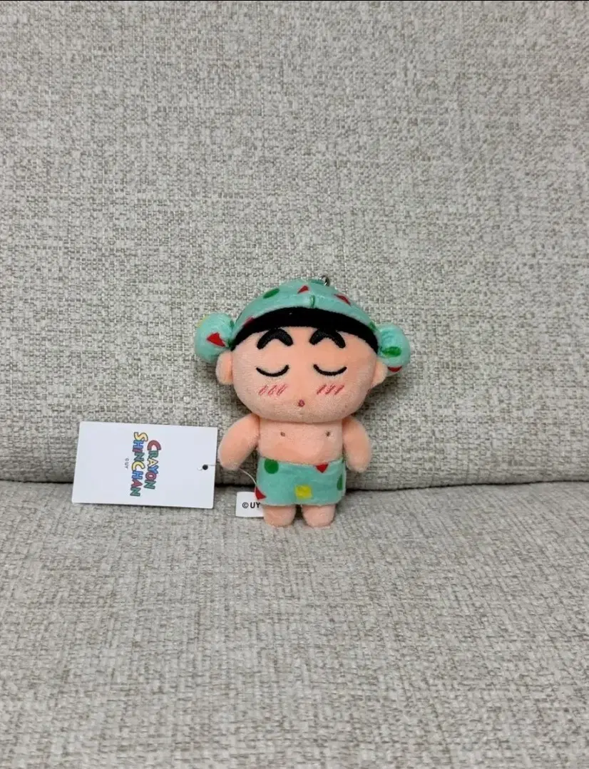 정품 짱구는못말려 목욕 짱구 키링 인형 가방고리