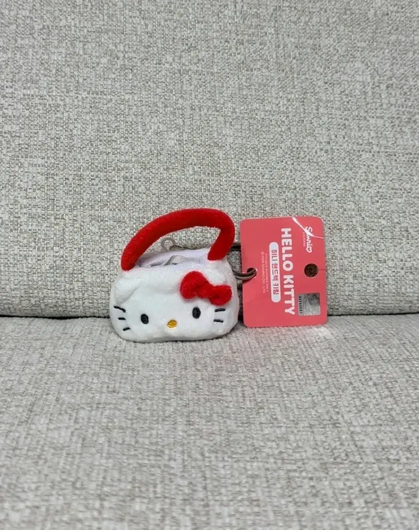 정품 산리오 헬로키티 미니 핸드백 키링 인형