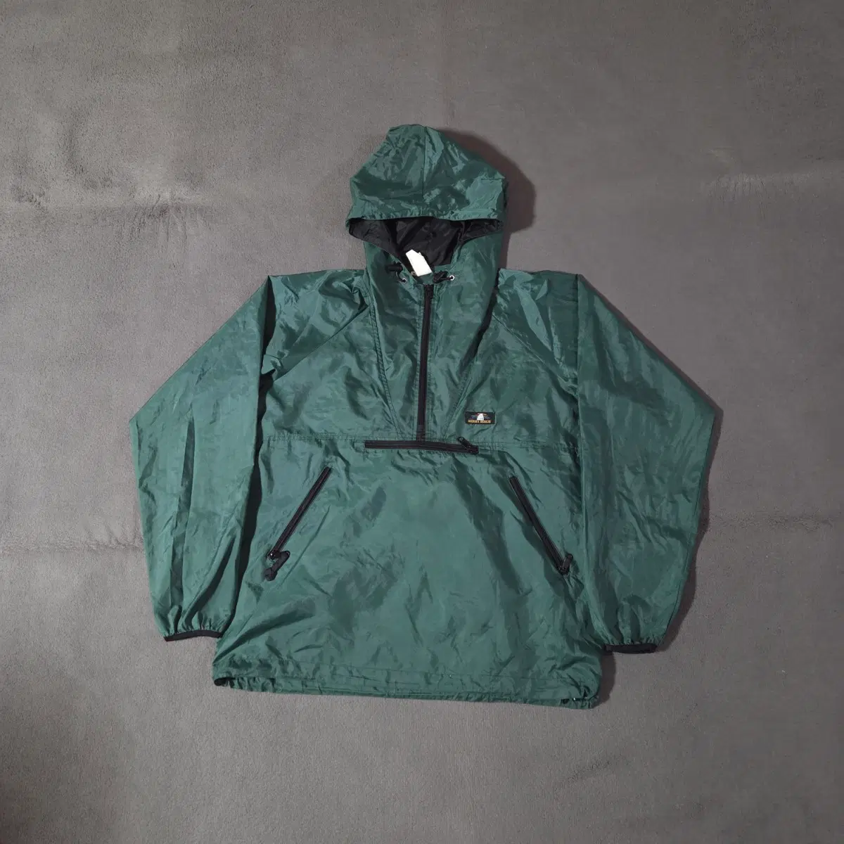 90s 시에라디자인 경량 아노락 바람막이 자켓 M 그린