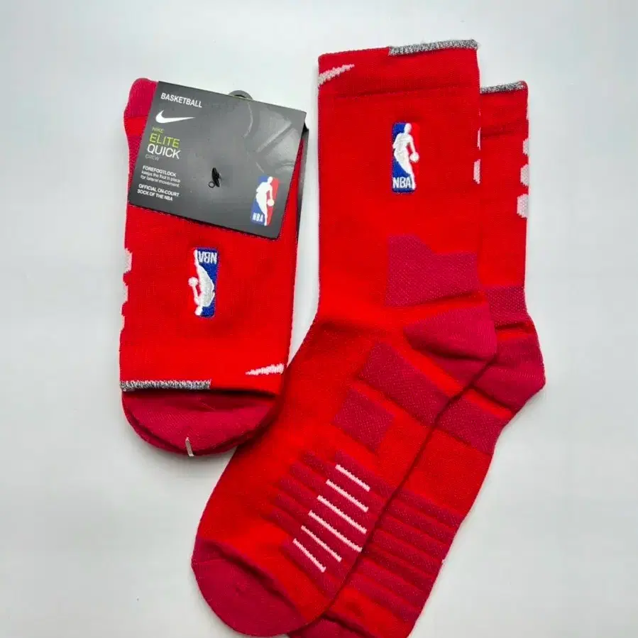 [새상품] 나이키 엘리트 퀵 크루 농구양말 레드 NIKE ELITE QUICK CREW RED