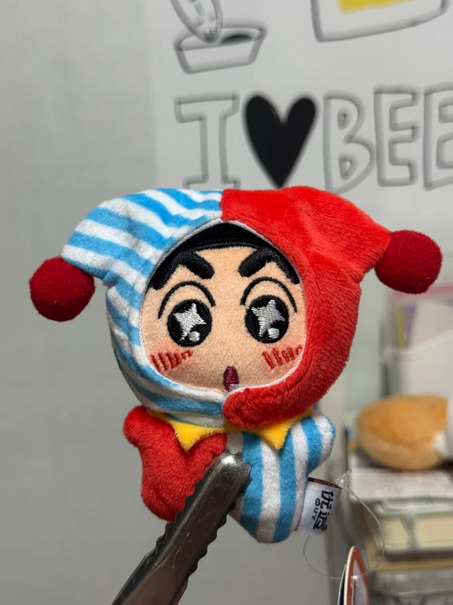 짱구 삐에로 의상 인형