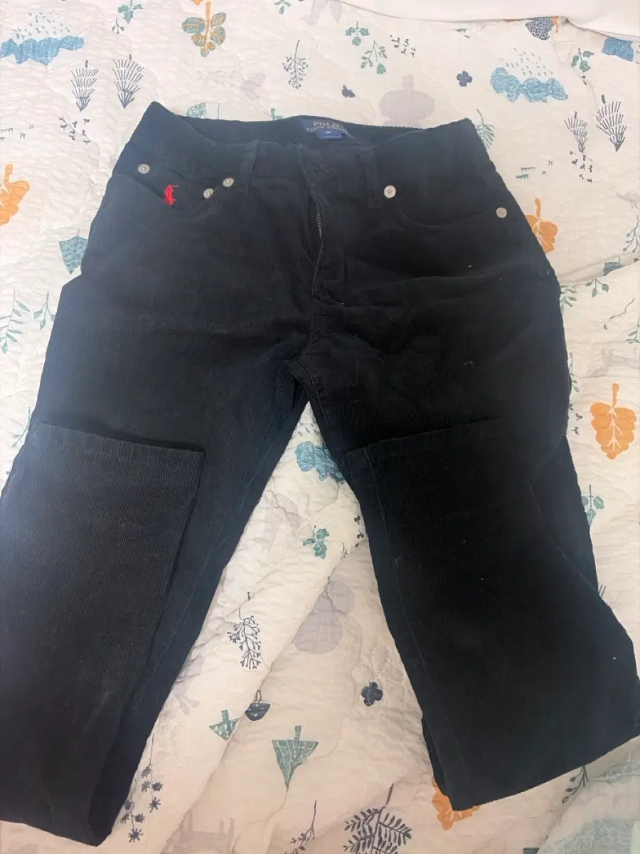 폴로 랄프로렌 블랙 코듀로이 팬츠
