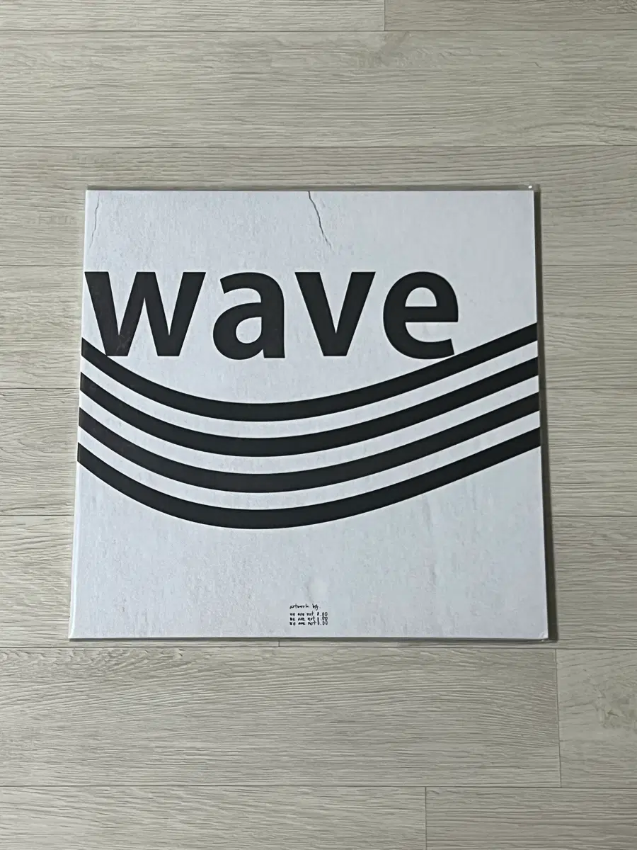 웨이브투어스 uncounted 0.00 투명블루 LP 미개봉
