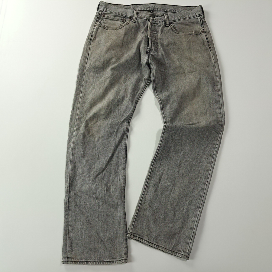 CC078 31 리바이스 501 00s 차콜 흑청 페이드워싱 데님 팬츠