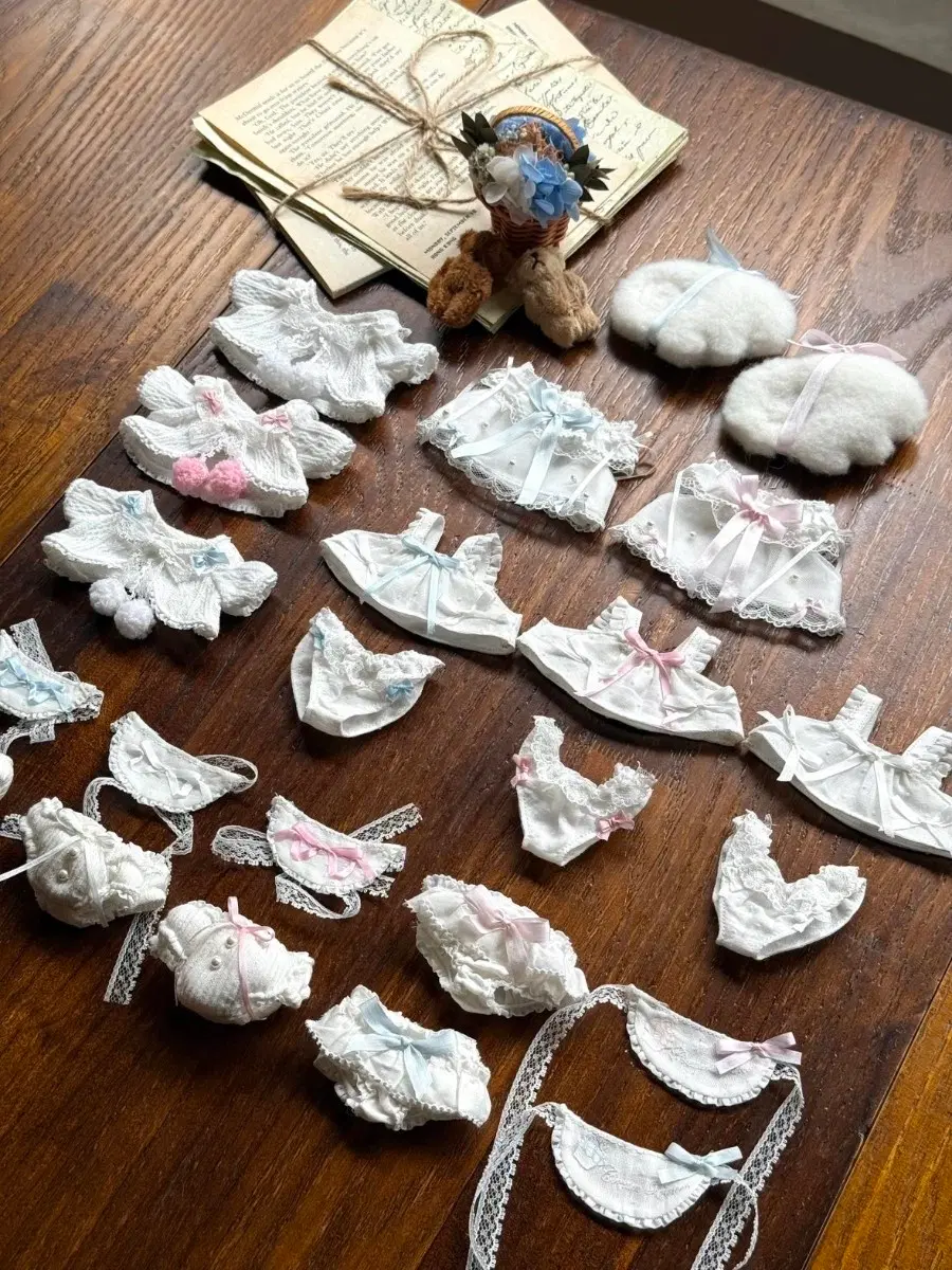 10cm 생크림 인형옷 솜인형옷