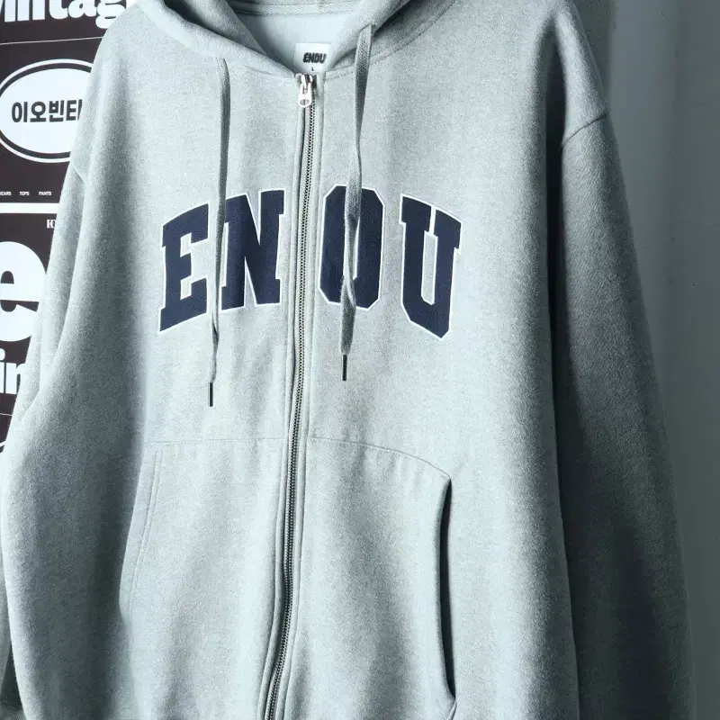 (L-2XL) 에노우 집업 바람막이 점퍼자켓 기모 헤비-H38370